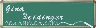 Gina Weidinger Visitenkarte
